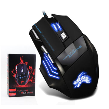 USB Wired Gaming 7 Buttons Mouse