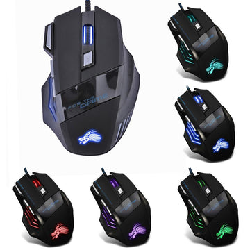 USB Wired Gaming 7 Buttons Mouse